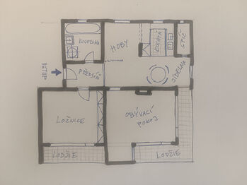 Pronájem bytu 2+1 v osobním vlastnictví 90 m², Praha 10 - Strašnice