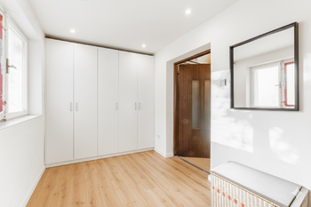 Vizualizace zádveří z druhé strany domu - Prodej domu 208 m², Příbram