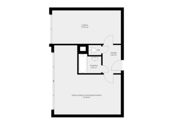 Prodej bytu 2+kk v osobním vlastnictví 52 m², Praha 8 - Troja