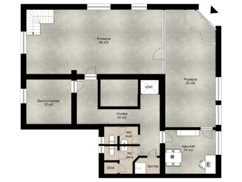 Pronájem obchodních prostor 113 m², Ostrava