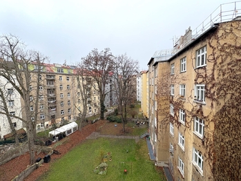 Výhled z okna - Pronájem bytu 2+kk v osobním vlastnictví 50 m², Praha 8 - Libeň