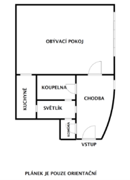 Prodej bytu 1+kk v osobním vlastnictví 43 m², Praha 8 - Libeň