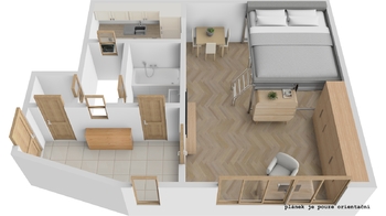 Prodej bytu 1+1 v osobním vlastnictví 43 m², Praha 8 - Libeň