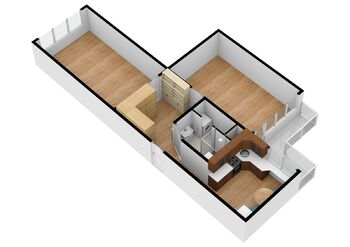 Pronájem bytu 2+1 v osobním vlastnictví 67 m², Chomutov