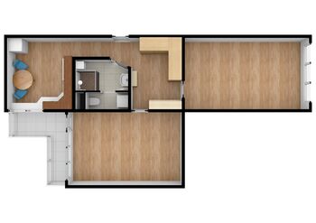 Pronájem bytu 2+1 v osobním vlastnictví 67 m², Chomutov
