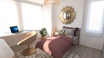 Vizualizace Dětský pokoj - Prodej domu 107 m², Soběslav