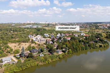 Prodej stavebního pozemku pro výstavbu rodinného domu, Praha Kunratice - Prodej pozemku 694 m², Praha 4 - Kunratice