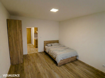 vizualizace  - Prodej bytu 1+kk v osobním vlastnictví 26 m², Tanvald