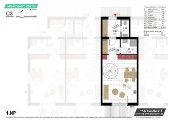 Prodej bytu 3+kk v osobním vlastnictví 67 m², Doksy
