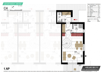 Prodej bytu 3+kk v osobním vlastnictví 67 m², Doksy