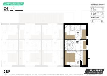 Prodej bytu 3+kk v osobním vlastnictví 67 m², Doksy