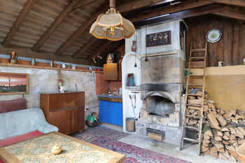 Uzavíratelná pergola s krbem - Prodej ubytovacího zařízení 536 m², Sedlec-Prčice