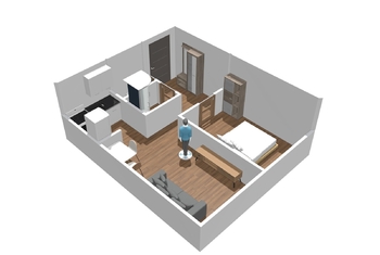 Pronájem bytu 2+kk v osobním vlastnictví 39 m², Praha 10 - Strašnice