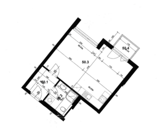 Prodej bytu 1+kk v osobním vlastnictví 44 m², Praha 9 - Letňany