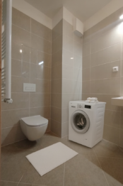 WC  - Pronájem bytu 2+kk v družstevním vlastnictví 52 m², Praha 6 - Ruzyně