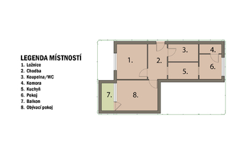 Prodej bytu 3+kk v osobním vlastnictví 67 m², Příšovice