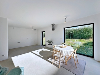 obývací pokoj - Prodej bytu 4+kk v osobním vlastnictví 100 m², Srubec