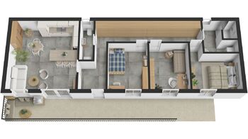 Pronájem bytu 4+kk v osobním vlastnictví 95 m², Hradec Králové