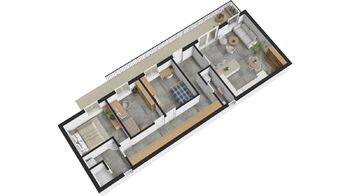 Pronájem bytu 4+kk v osobním vlastnictví 95 m², Hradec Králové