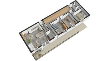 Pronájem bytu 4+kk v osobním vlastnictví 95 m², Hradec Králové