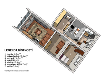 Prodej bytu 3+1 v osobním vlastnictví 64 m², Jablonec nad Nisou