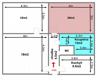 Prodej bytu 3+1 v osobním vlastnictví 82 m², Bánov