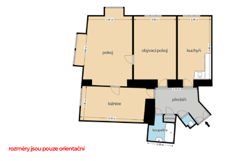 Prodej bytu 3+1 v osobním vlastnictví 99 m², Praha 5 - Smíchov