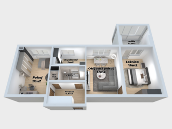 Prodej bytu 3+1 v osobním vlastnictví 75 m², Karviná