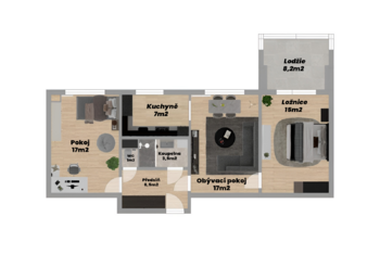 Prodej bytu 3+1 v osobním vlastnictví 75 m², Karviná