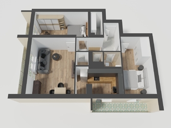 Prodej bytu 3+1 v osobním vlastnictví 71 m², Frenštát pod Radhoštěm