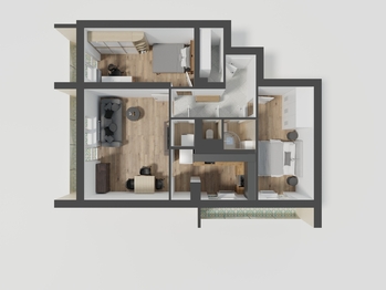 Prodej bytu 3+1 v osobním vlastnictví 71 m², Frenštát pod Radhoštěm