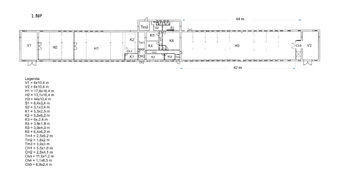 Pronájem výrobních prostor 2322 m², Věžky
