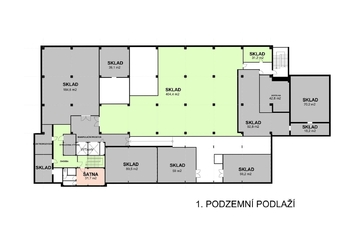 Pronájem skladovacích prostor 436 m², Praha 9 - Horní Počernice
