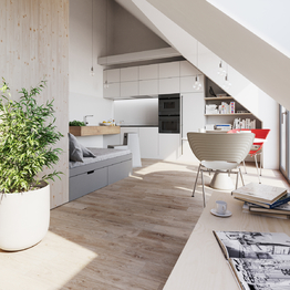 vizualizace interiéru - Prodej domu 1313 m², Vranovice