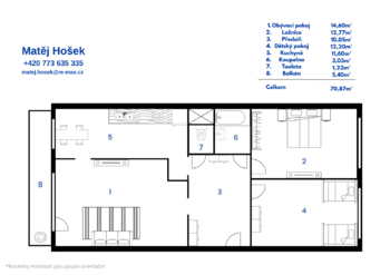 Prodej bytu 3+1 v osobním vlastnictví 71 m², Mladá Boleslav