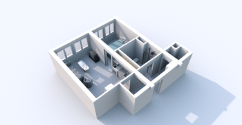 Návrh 2+kk - Prodej bytu 1+1 v družstevním vlastnictví 43 m², Praha 7 - Holešovice