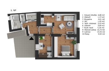 Prodej domu 120 m², Týnec nad Labem