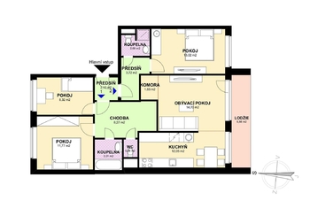 Prodej bytu 4+kk v osobním vlastnictví 85 m², Praha 5 - Stodůlky