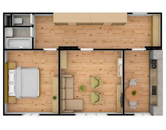 Pronájem bytu 2+1 v osobním vlastnictví 60 m², Pardubice