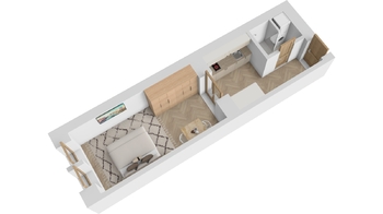 Prodej bytu 1+1 v osobním vlastnictví 30 m², Praha 5 - Smíchov