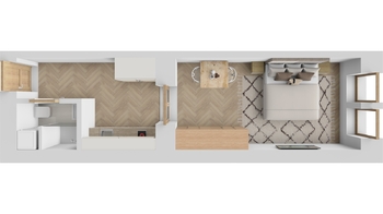 Prodej bytu 1+1 v osobním vlastnictví 30 m², Praha 5 - Smíchov