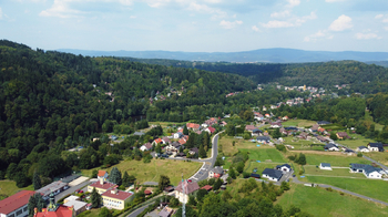 Pohled směr Radošov - Prodej domu 111 m², Kyselka