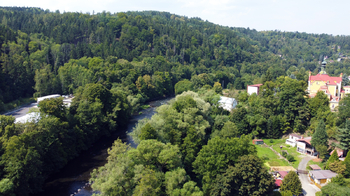 Pohled směr Radošov - Prodej domu 111 m², Kyselka