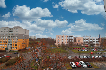 Výhled do okolí - Pronájem bytu 3+kk v osobním vlastnictví 64 m², Praha 10 - Horní Měcholupy