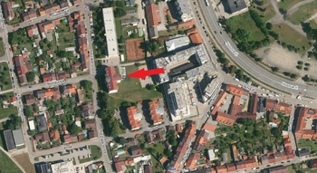 letecká mapa - Prodej bytu 2+1 v osobním vlastnictví 50 m², České Budějovice