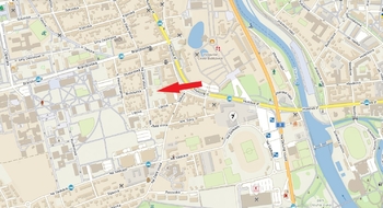 mapa - Prodej bytu 2+1 v osobním vlastnictví 50 m², České Budějovice