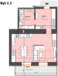 Prodej bytu 1+kk v osobním vlastnictví 65 m², Vrbno pod Pradědem