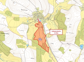 Prodej pozemku 172102 m², Vyskytná nad Jihlavou