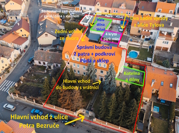 Pronájem kancelářských prostor 600 m², Bílina