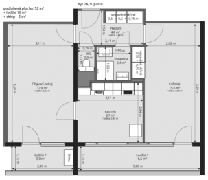 Pronájem bytu 2+1 v osobním vlastnictví 52 m², Praha 10 - Vršovice